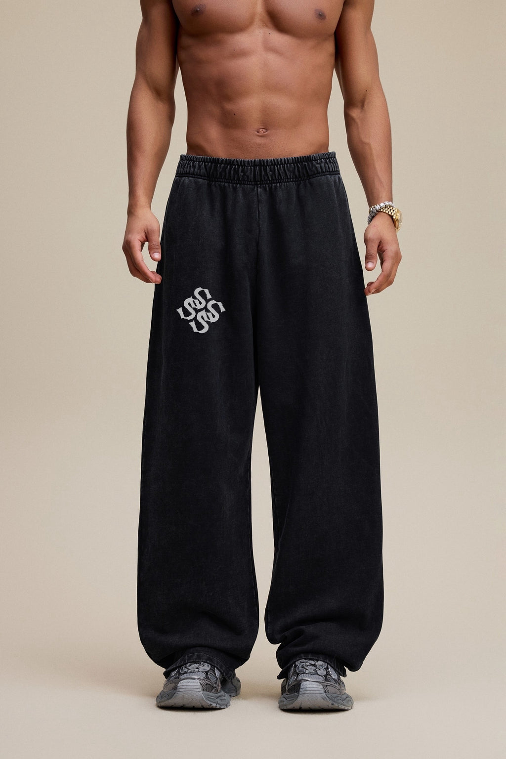 STASTOIC Onyx Black Sweatpants